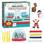 creativity for kids 1846000 creativity for kids holiday snow globes - makes 3 christmas snow globes for kids (new packaging)- Multi color