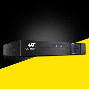 UL-TECH 4CH Video Recorder Supports AHD/TVI/CVI DVR/HVR/NVR CCTV Security IP Camera System with Customizable Motion Detection Email Alarm, Conects to TV and HD Monitors with HDMI and VGA Output