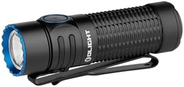 OLIGHT Warrior Nano Max 1200 Lumens&Max 135 M Compact Rechargeable Flashlight with Dual Switches&Safety Features Perfect for Hiking(Black)