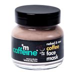 mCaffeine Coffee De Tan Face Pack Mask with Kaolin Clay, Multani Mitti & Bentonite Clay | Removes Tan, Cleanses Pores & Controls Excess Oil | For All Skin Types (100gm)