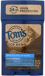 Tom's Of Maine Ll Mens Pgf Wide Stick Deodorant-Mountain Spring 24 Hour 2.25 Oz
