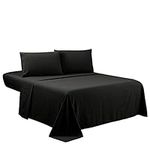 Sfoothome Queen Sheets Set - Black 