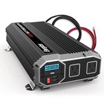 Energizer 2000 Watts Power Inverter Modified Sine Wave Car Inverter, 12v to 110v, Two AC Outlets, Two USB Ports (2.4 Amp), DC to AC Converter, Battery Cables Included – ETL Approved Under UL STD 458