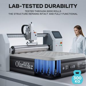 OlarHike Double Air Mattress – Black Inflatable Bed