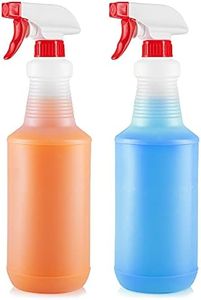 Zulay Home 24 oz Spray Bottle - Heavy Duty Cleaning Spray Bottles For Cleaning Solutions - Leakproof Cleaning Spray Bottle Set with Adjustable Nozzle & Spring Loaded Trigger (2 Pack)