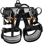 HandAcc Climbing belts, Thicken Professional Large Size Safety Seat Belts for Tree Climbing, Rescuing Work, Rappelling and Other Outdoor Adventure Activities