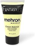 Mehron Makeup Fantasy FX Cream Makeup | Water Based Halloween Makeup | Glow In the Dark Face Paint & Body Paint For Adults 1 fl oz (30ml) (GLOW IN THE DARK)