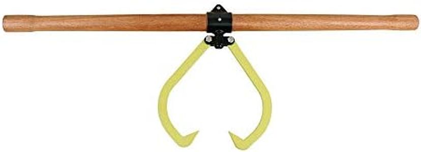 Timber Tuff 4 Foot Wood Handle 2 Person Logging Firewood Grapple Log Carrier