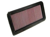 K&N engine air filter, washable and reusable: 2005-2015 Mazda L4 (Roadster, MX-5, MX-5 III, MX-5 Miata) 33-2335