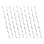 10Pcs Glass Stirring Rod 9.8" Length High Temperature Resistant Stir Rod Mixing Tools for Hot Cold Beverages Cocktails Drinks Mixtures