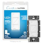 Lutron PD-6WCL-WH Caseta Wireless 600/150-Watt Single Pole In-Wall Dimmer, White