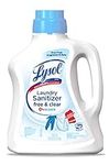 Lysol Laundry Sanitizer Additive, Free & Clear, Free from Fragrance and Dyes, 0% Bleach Laundry Sanitizer, Bacteria-causing Laundry Odor Eliminator, Unscented, 90 Fl Oz