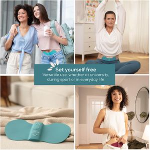 Beurer EM55 Menstrual Relax+ TENS & Heat Pad – Natural Period Pain Relief, Rechargeable
