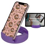 GoDonut Original Universal Smartphone and Tablet Stand, Compatible with Android iPad iPhone Samsung Galaxy LG Pixel | Multi-Angled to View on Tablet Kindle Fire Smartphone (Purple)