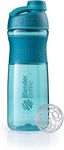 BlenderBottle SportMixer Twist Cap Tritan Grip Shaker Bottle, 28-Ounce, Teal