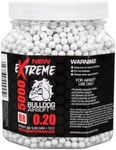 Bulldog Airsoft Extreme 6mm 0.20g 5000 Jar Airsoft BB pellets (White)