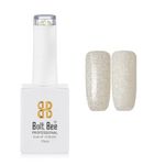 SEVEN STROKES By Bolt Bee 15Ml Gel Nail Polish 1Pc Glitter Finish Nail Polish Soak Off UV Led Nail Gel Polish Nail Art Starter Manicure Salon DIY At Home, 0.5 Oz.