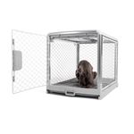 Diggs Revol Dog Crate (Collapsible Dog Crate, Portable Dog Crate, Travel Dog Crate, Dog Kennel) for Large Dogs and Puppies (Ash)