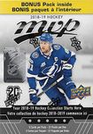 2018 2019 Upper Deck MVP NHL Hockey Series Unopened Blaster Box of 21 Packs with Chance for Rookies Plus #1 Draft Picks Cards and Blaster Exclusive Gold Scripts