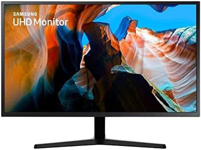 Samsung U32J590UQR - UJ59 Series - LED monitor - 32" (31.5" viewable) - 3840 x 2160 4K @ 60 Hz - VA - 270 cd/m² - 3000:1-4 ms - 2xHDMI, DisplayPort - dark grey/blue