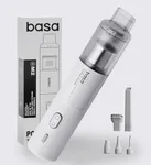 basa Car Vacuum, Handheld Vacuum Cordless with 12000Pa, Car Vacuum Cleaner High Power, 25-Min Decent Runtime, Car Vacuum Portable Cordless with Flexible Attachments.