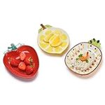 Bruntmor Dinner Plates Set- Salad Plate Sets - Multicolor Saucers for Dessert, Appetizer, Side Dishes, Sandwich, Pizza - Flat Kitchen Colorful Plate with Pattern for Breakfast, Lunch, Dinner