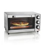 Hamilton Beach FBA_31401 Toaster Oven, Pizza Maker, Large Capacity, 15 x 11.5 x 8.7, Stainless Steel