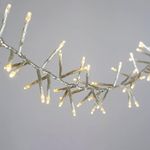 Lexi Lighting 720 LED Christmas Light, Clear Cable, Warm White, 9M Clustered Fairy Lights, Plug-in Power, 8 Functions Mode, Indoor/Outdoor Décorations for Parties, Weddings, Gardens, Patios