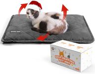 Mora Pets Self Heating Cat Bed Self Warming Cat Pad Ultra Warm Thermal Cat Mat Pet Bed 24 x 18 Inches with Removable Cover Outdoor Indoor for Cats and Small Dogs Machine Washable