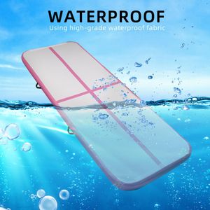 Air Gymnastic Track Mat – Pink, 300x100x10cm Inflatable Tumble Mat