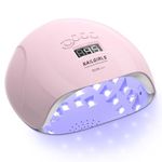 UV Nail Light, NAILGIRLS 150W UV Light for Nails Fast UV LED Nail Lamp Professional Nail Dryer for Gel Polish with 4 Timer Settings, Auto Sensor Curing Lamps for Salon and Home Use,Pink