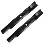 Fourtry Replacement AM137327 High Lift Blades, Compatible with 42" Cut John Dee re D105 D125 D130 LT150 LA135 Z225 Lawn Mowers, Replaces for AM141032 AM141034 AM141034 M154061 M154062, 2 PACK