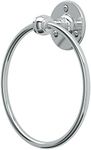 Gatco 4412 Cafe Towel Ring, Chrome, 6.5-in L x 6.5-in W x 6.5-in H