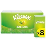 Kleenex Balsam Tissues - 8 Pocket Packs (72 Tissues Total)