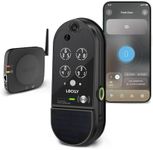 Lockly Vision Elite Video Smart Lock with Camera, Smart Wi-Fi Deadbolt for Front Door, PIN Genie® Keypad, Fingerprint Door Lock, Motion Sensor, App Remote Control, 2-Way Audio Doorbell, No Monthly Fee