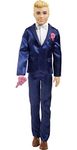 Barbie Fairytale Ken Groom Doll Wearing Suit and Shoes, with 5 Accessories, Gift for 3 to 7 Year Olds - GTF36