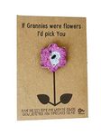 If Grannies were flowers I'd pick You - Wildflower seed bomb flower shaped - Grannie Birthday Gift - DD2381