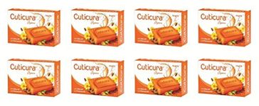 Cuticura Original Glycerine Soap with Olive Oil and Primrose Oil, 75g (Pack of 8)