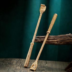 WINRIOO Wooden Back Scratcher for Men and Women Long Handle 16 Inch,Funny Back Scratchers for Adults,Wood Therapy Massage Tools