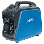 Draper 95196 Petrol Inverter Generator, 1000W, Blue and Black, One Size