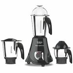 Vidiem Eva Nero 650W / 110V Mixer Grinder countertop, Blender, Stainless Steel Jars - Indian Mixer Grinder, Spice & Coffee grinder, Food Grain Mill for use in Canada / USA