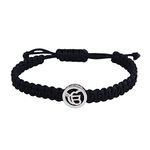 AUMKAARA Sikh Religion Ik Onkar Gents Bracelet in Silver Gents Size (adjustable from 18cm upto 22cm)