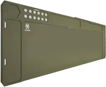 OneTigris Gun Clean Mat Magnectic for Table, Extra Large 48"x16" Anti-Slip Rubberized Repair Mat for Gun Parts, Protects Work Surface from Solvents and Oils -Brown