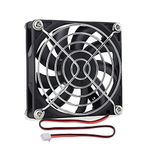 GDSTIME 80mm Computer Fan 5V PC Fan 80mm x 15mm DC Brushless Cooling Fan 2800 RPM High Speed Fan Case For Fan Replacement Cooling Ventilation