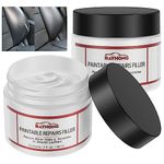 2Pcs Leather Filler for Filling or Repairing Holes Scratches, Leather Repair Kit for Couches, White Leather Repair Cream Leather Conditioner for Furniture Vinyl Sofa Chair Car Seat Shoes 4.06 OZ