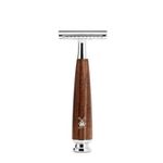 MÜHLE RYTMO Steamed Ash Double Edge Safety Razor (Closed Comb) For Men - Perfect for Every Day Use, Barbershop Quality Close Smooth Shave