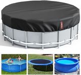 LXKCKJ 12 Ft Round Pool Cover, Sola