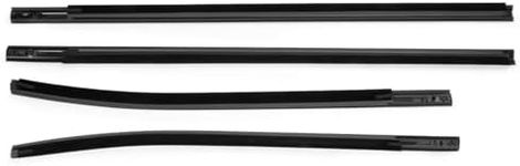 FANHAY 4PCS Car Outer Door Window Moulding Trim Weatherstrip Seal Belt AB3926201A39AE for Ford Ranger 2012-2020