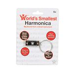 Funtime Gifts PL7820 World's Smallest Mini Harmonica with a Keychain, Small