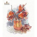 MARUSSIA Oven Counted Cross Stitch Kit Still Life with Physalis, 21 x 25 cm